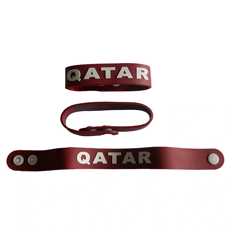 Customize Design Fashion Promotional Lockable Security Soft PVC Waterproof Bracelets