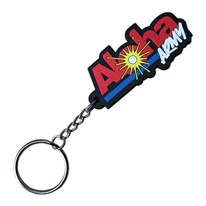 Unique Personality PVC Rubber Keychain
