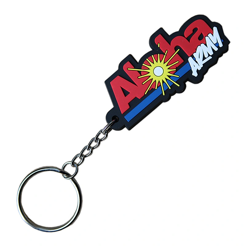 Unique Personality PVC Rubber Keychain