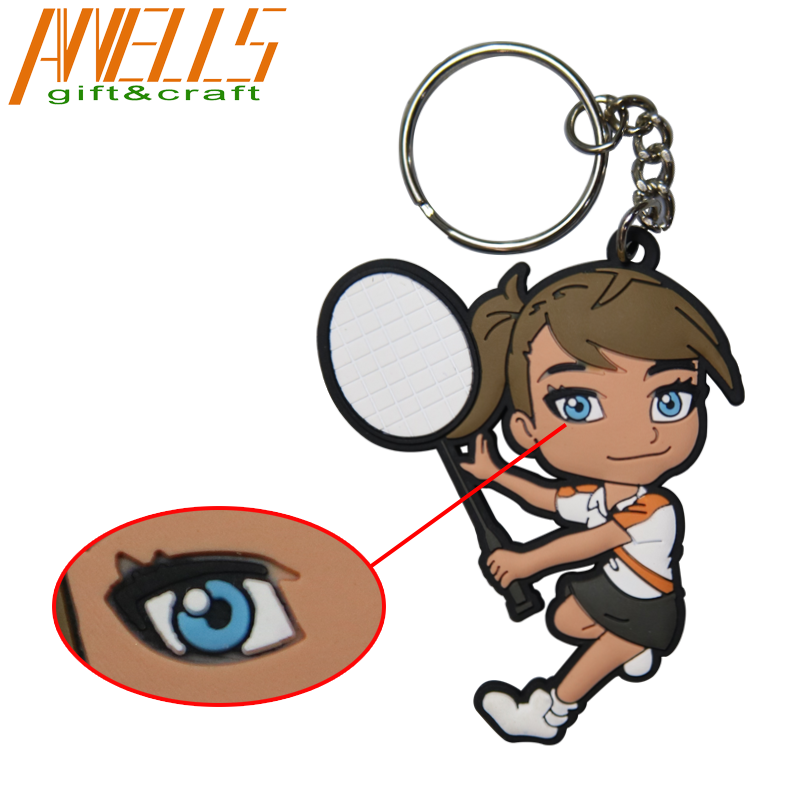 custom soft pvc keychain