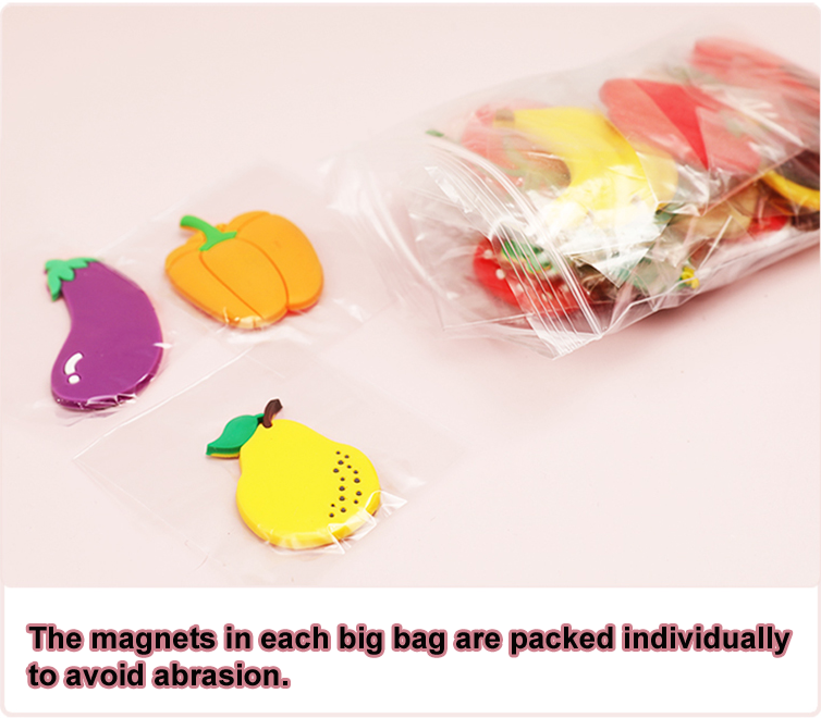 3d pvc animal fridge magnet