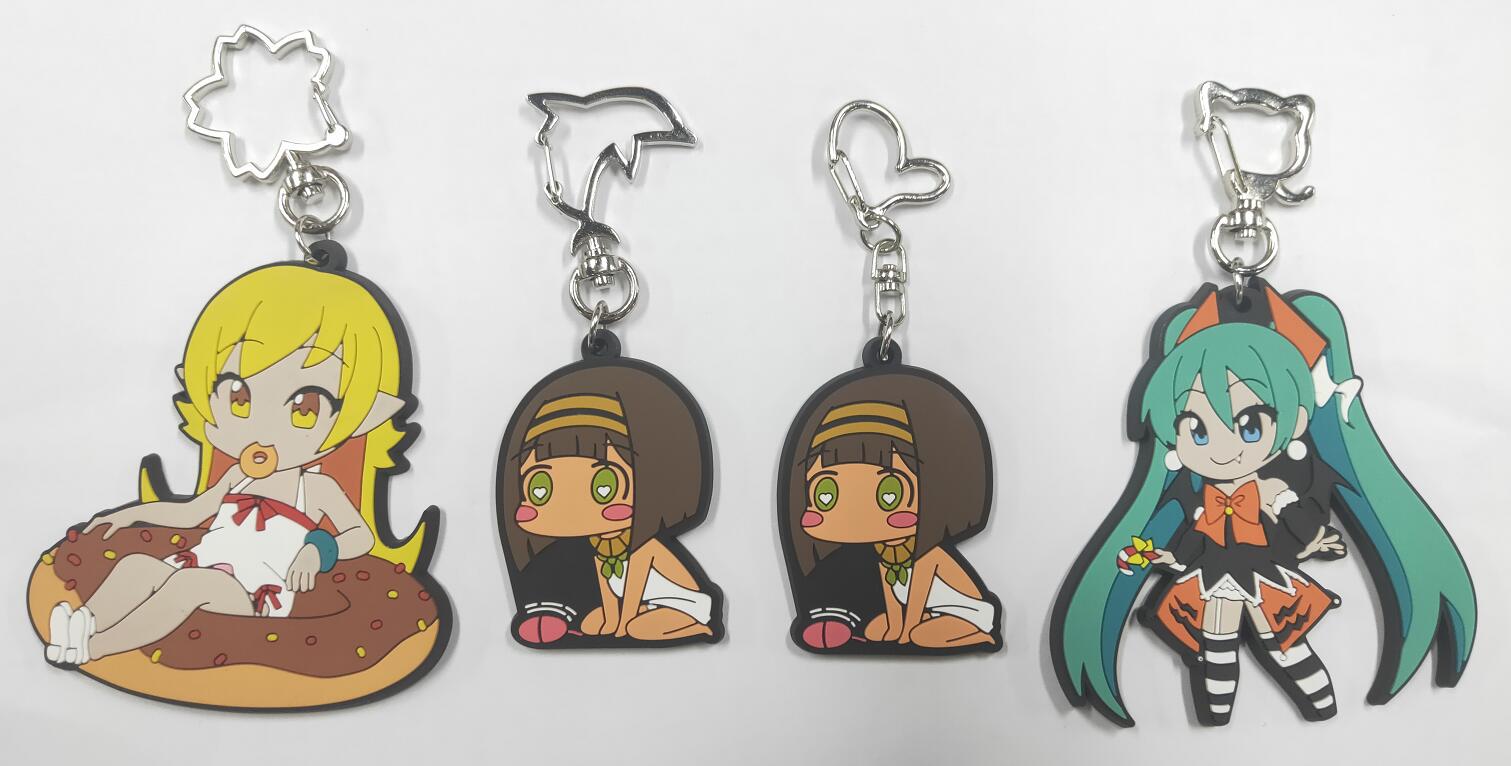 unique soft pvc keychain