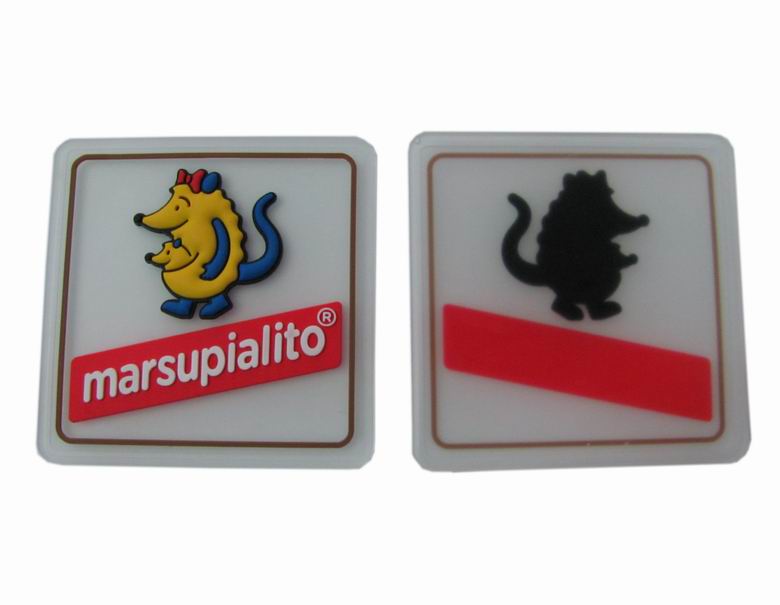 Wholesale Custom 2d pvc Garment Patch Label