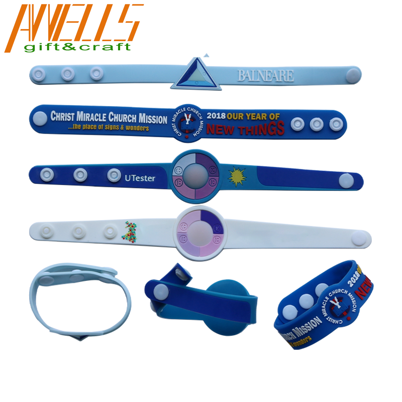 New Design Fashion Promotional PVC Bracelet