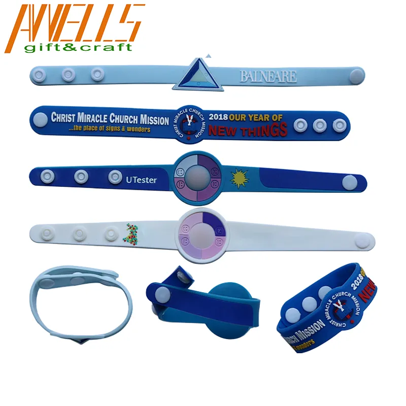 New Design Fashion Promotional PVC Bracelet