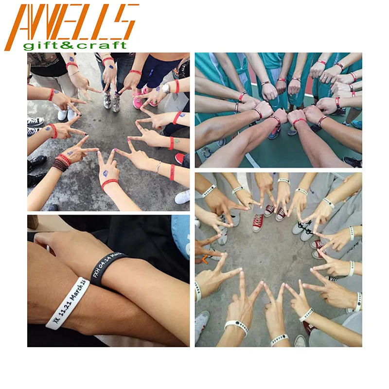 New Design Fashion Promotional PVC Bracelet