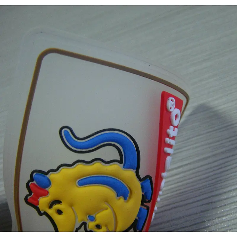 Wholesale Custom 2d pvc Garment Patch Label