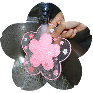 Cherry Blossom Cup PVC Coaster