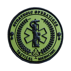 OEM 3D PVC Rubber Patch Customized Garment Carton Rubber 3D PVC Patch