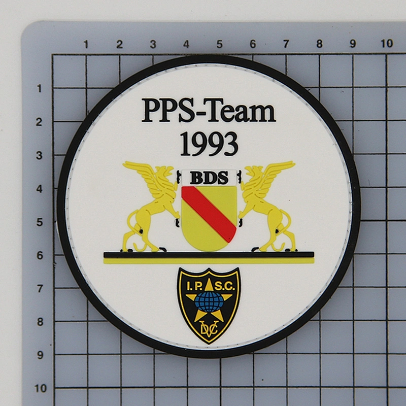 Custom 3D Carton Animal Logo Police Dog  Soft Rubber PVC patch