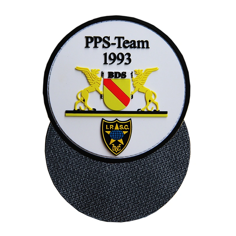 Custom 3D Carton Animal Logo Police Dog  Soft Rubber PVC patch