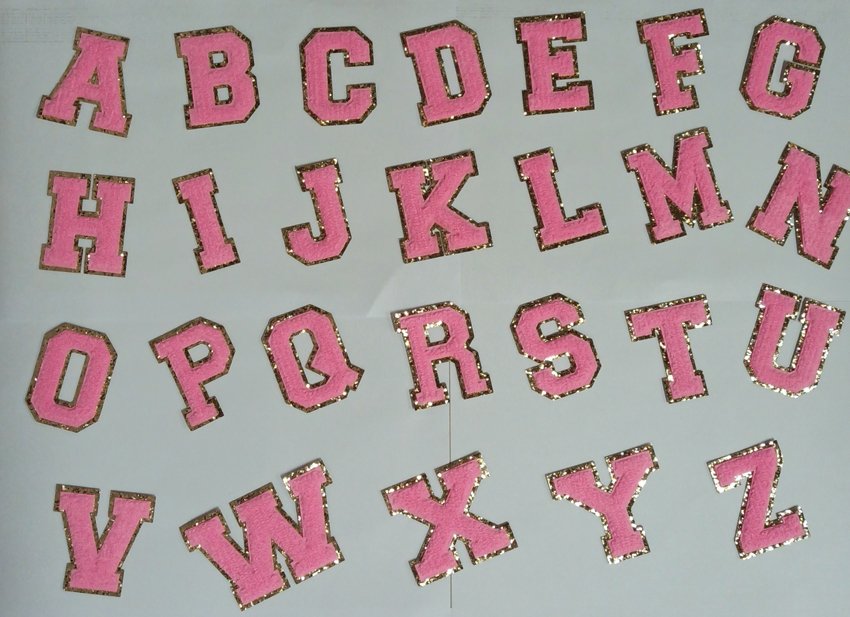 Sequin chenille patch from Awells