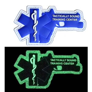 OEM Factory Custom Soft PVC Morale Patch Rubber With Hook and Loop
