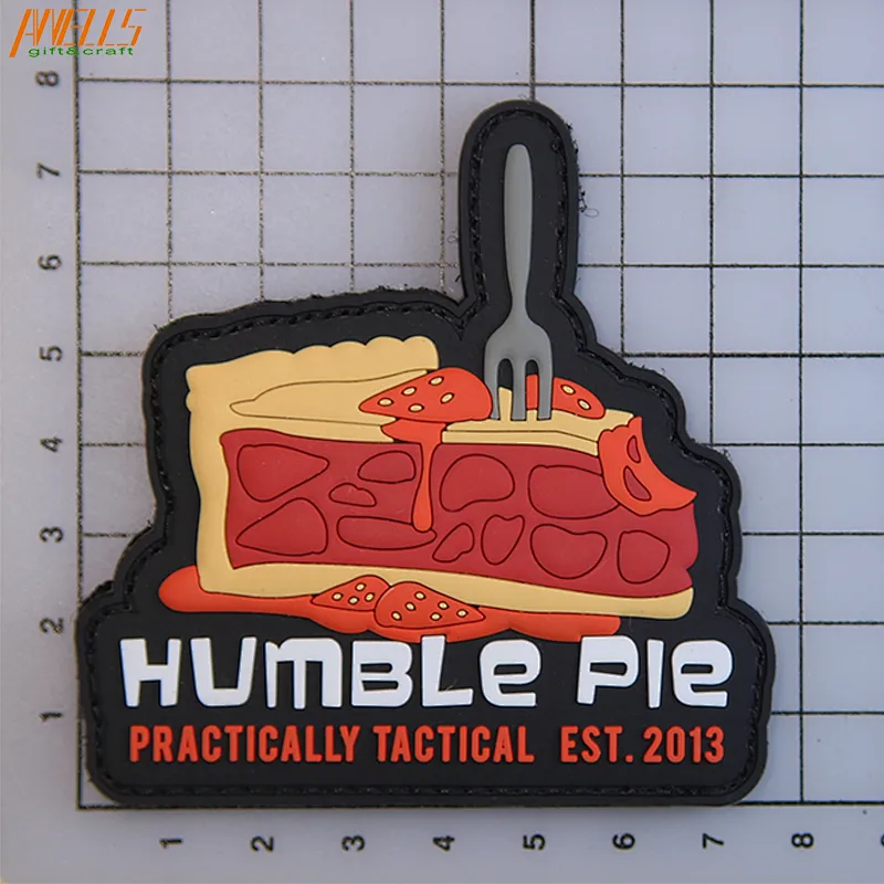 3D Garment Shield  Morale Soft Plastic Vinyl Rubber PVC patch