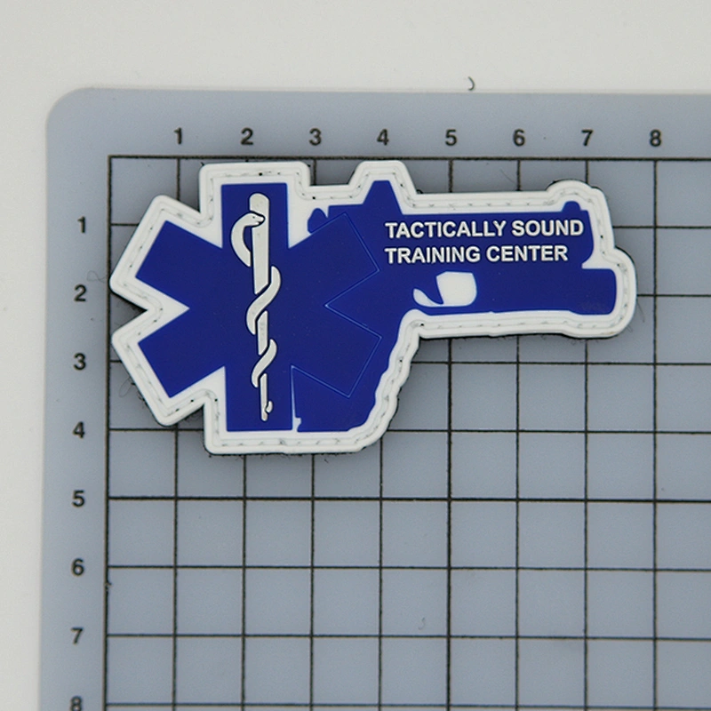 OEM Factory Custom Soft PVC Morale Patch Rubber With Hook and Loop