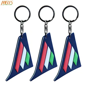 Promotional Standard Quality Modern Cartoon Custom Logo PVC Keychain