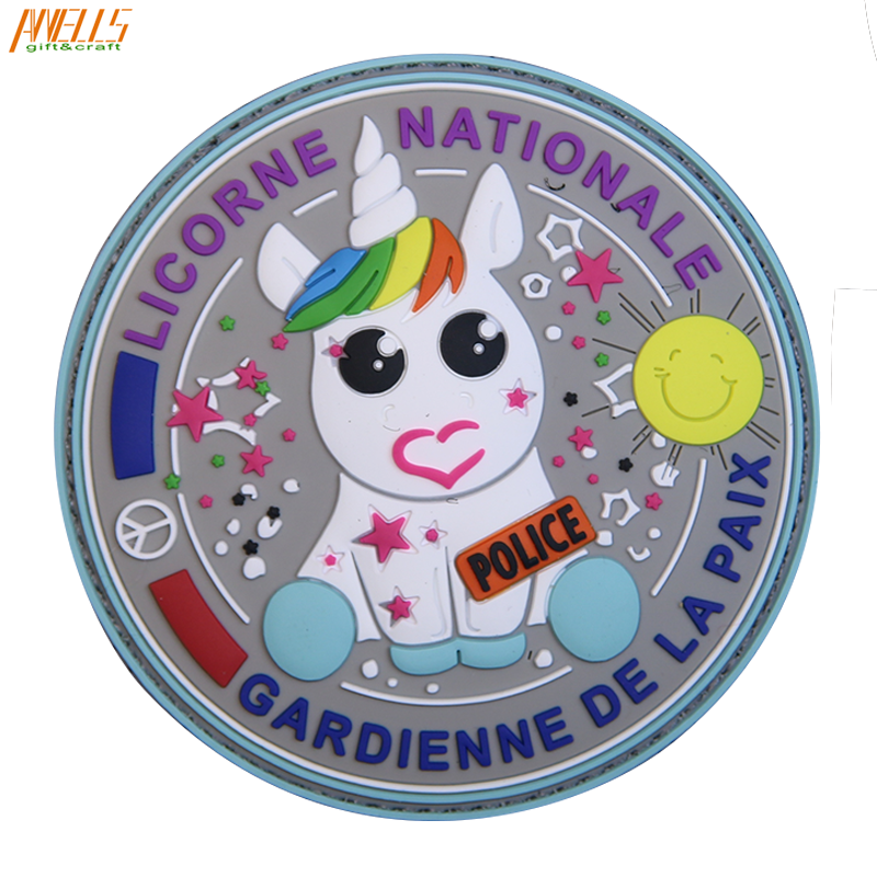 Funny Unicorn PVC Patch Cute Handmade Clothes Badge