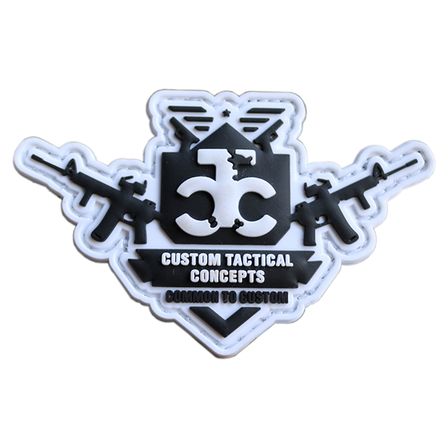 Guns and Letter 2D PVC Patch Appliques Caps Bags Vests Military  Tactical Morale