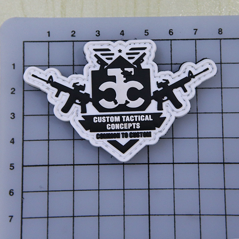 Guns and Letter 2D PVC Patch Appliques Caps Bags Vests Military  Tactical Morale