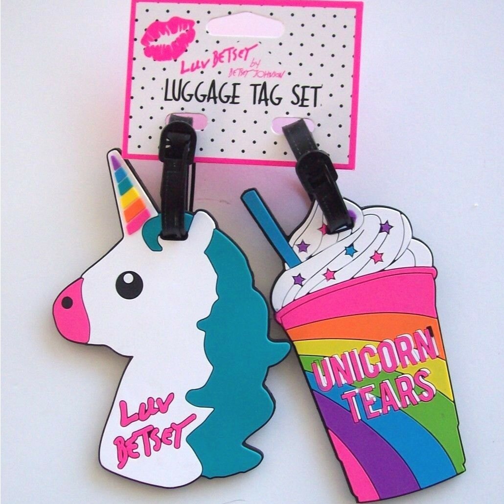 UNICORN LOGO RUBBER PVC LUGGAGE TAG
