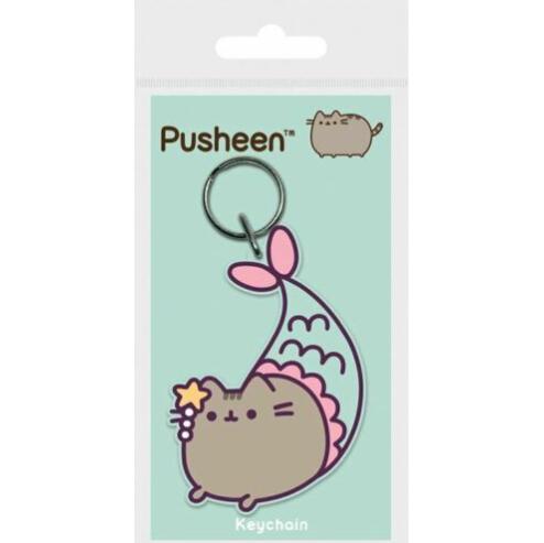 PUSHEEN Rubber PVC Key Ring Pendant Keychain MERMAID Design
