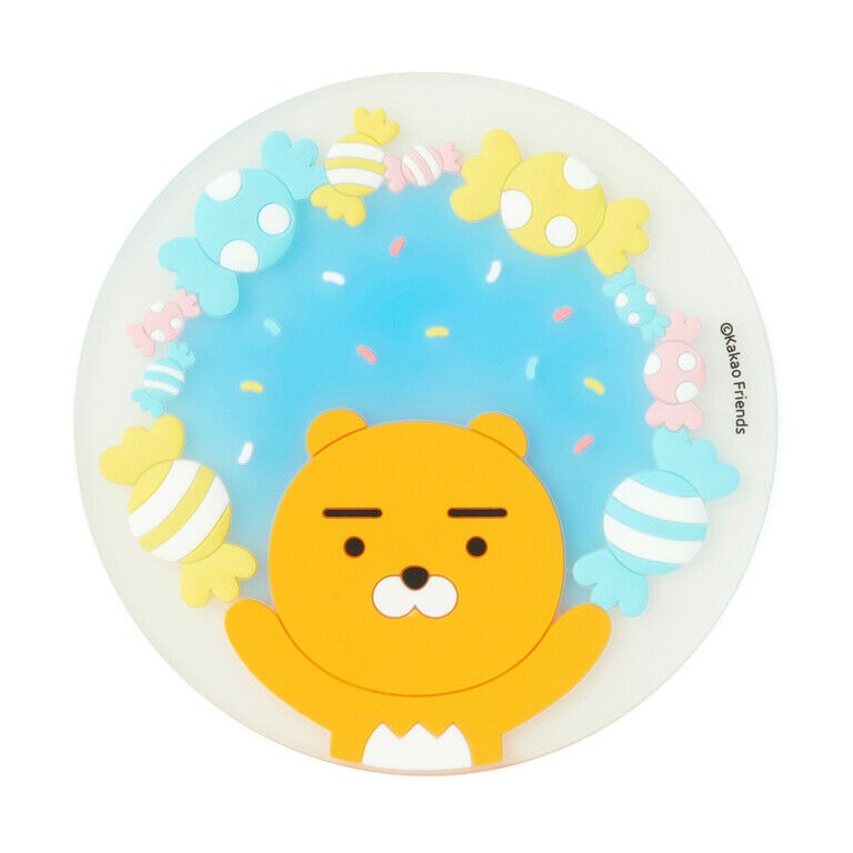 Funny Bear Logo PVC Round Coaster Candy Ryan