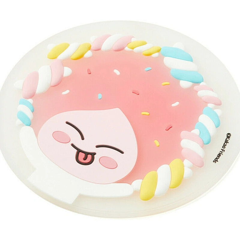 Cute Cartoon PVC Round Coaster Marshmallow Apeach