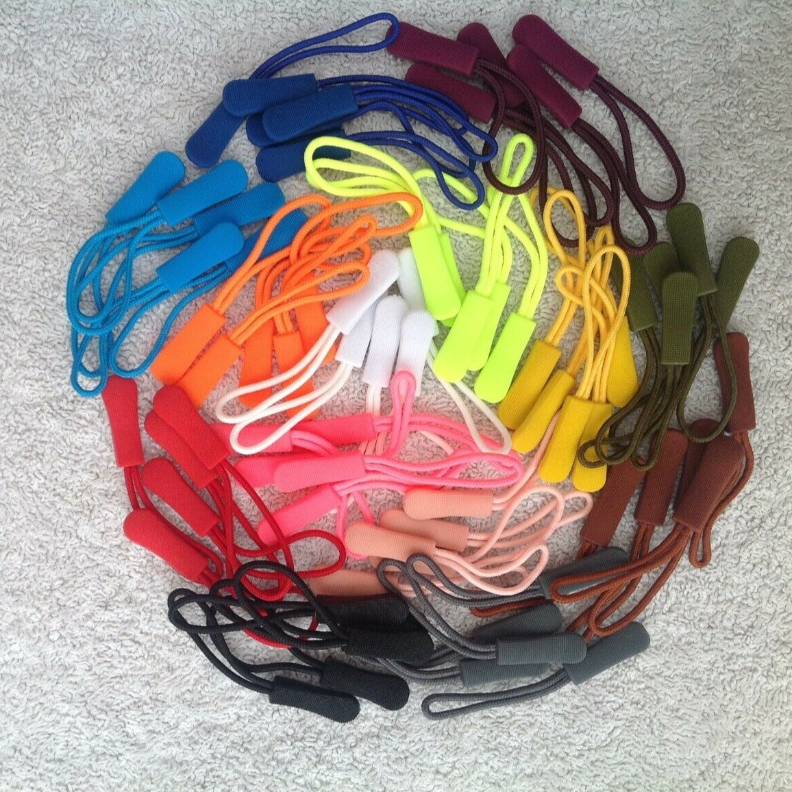 Multi-Color Premium Quality Zipper Pulls Custom Logo