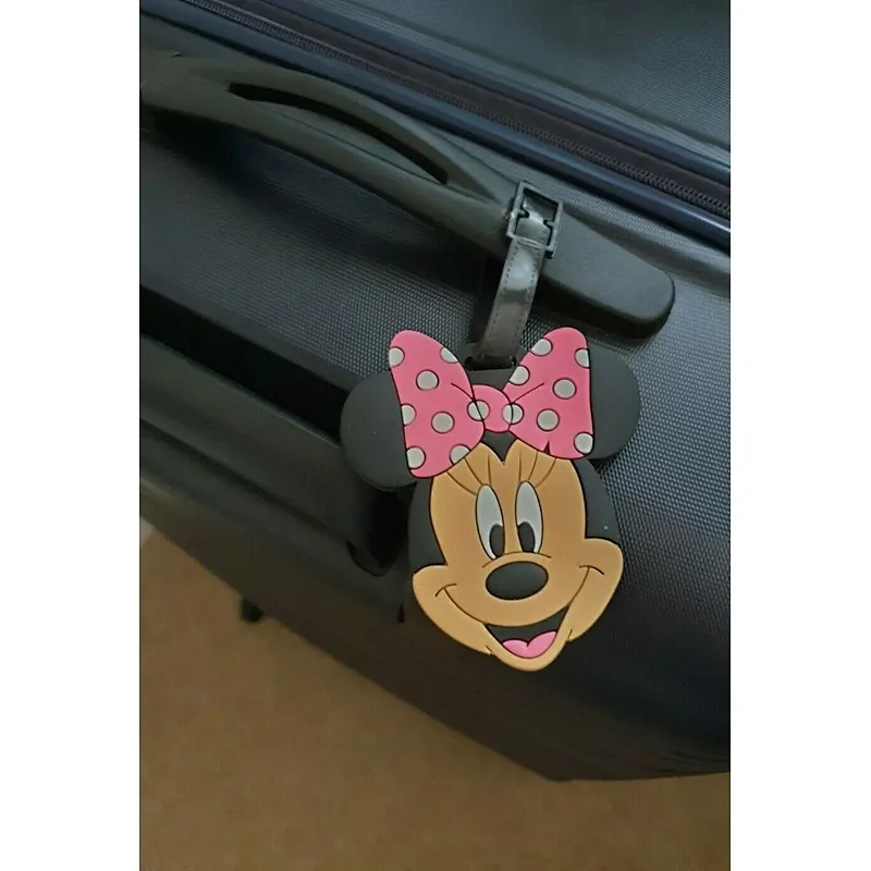 Novelty Travel Rubber Luggage Tag Tags Cartoon Suitcase Bag