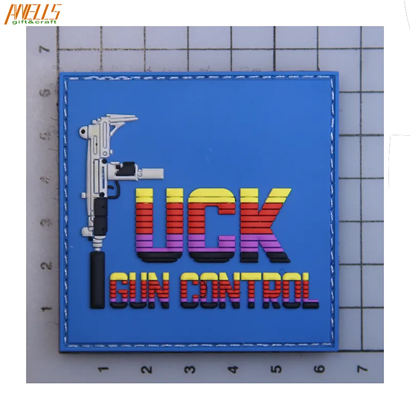 Custom Logo Design OEM 2D Soft Rubber PVC Label Plastic Silicone Patches Logo