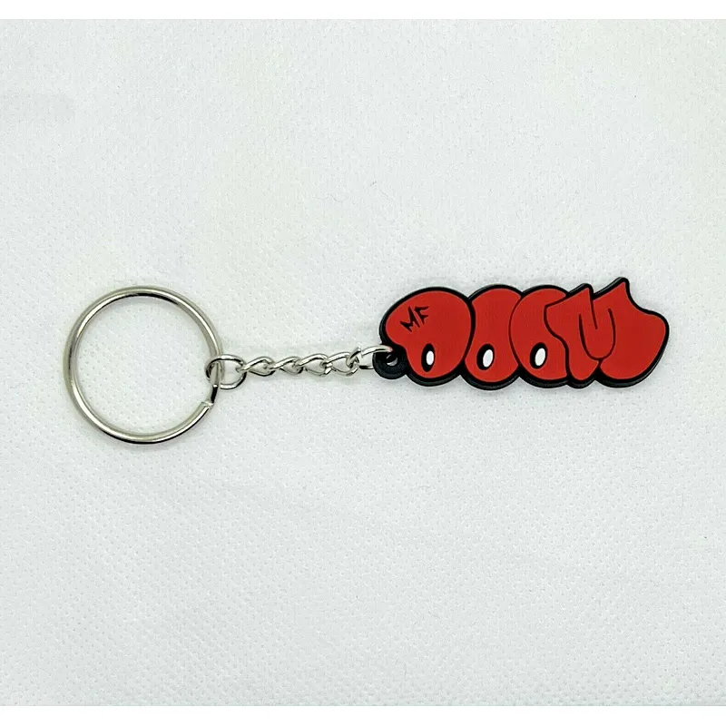 Rubber Keychain - PVC MF Doom Independent hip hop icon