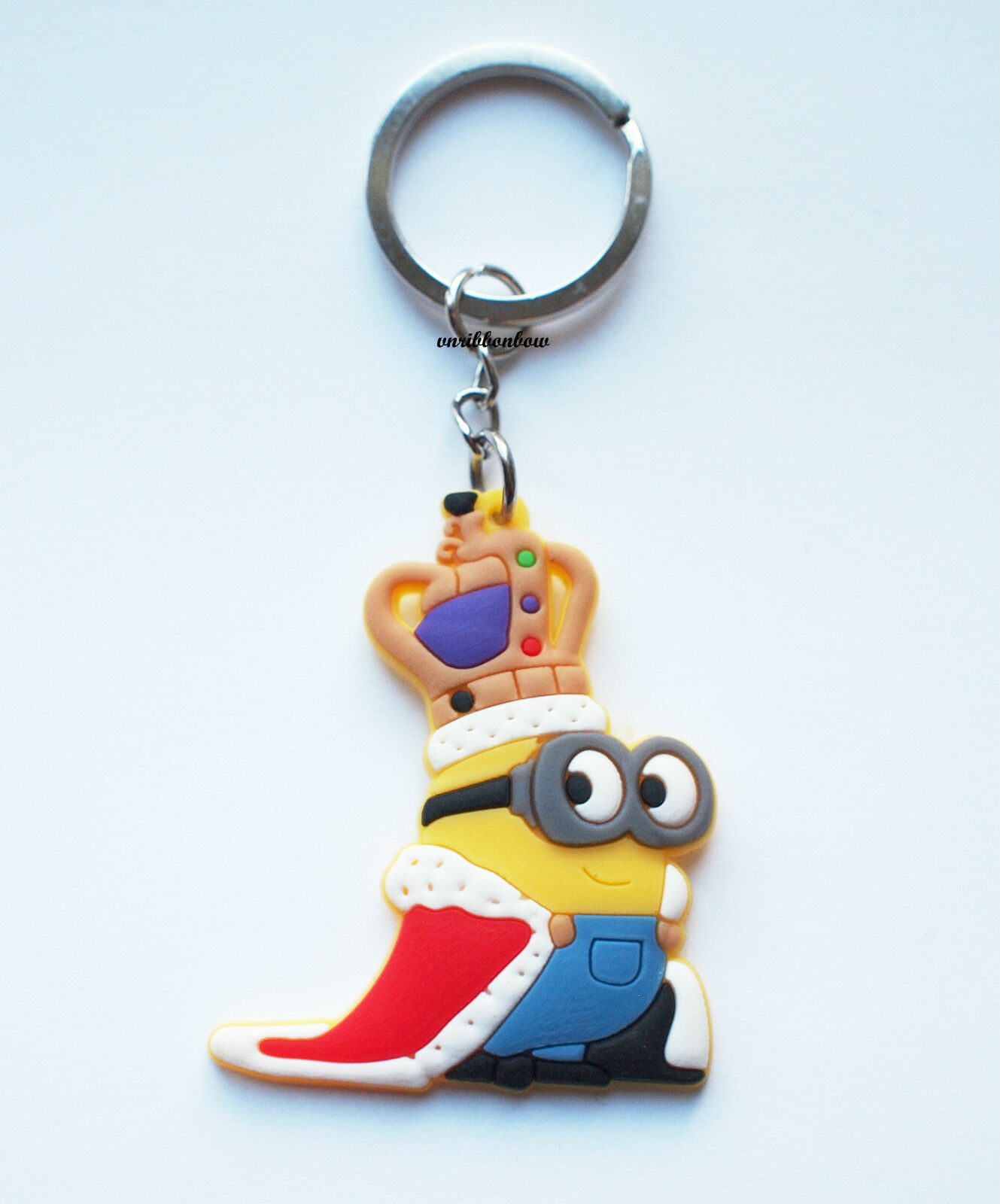 Despicable Me Keyring Bagcharm 3D PVC Keychain For Key
