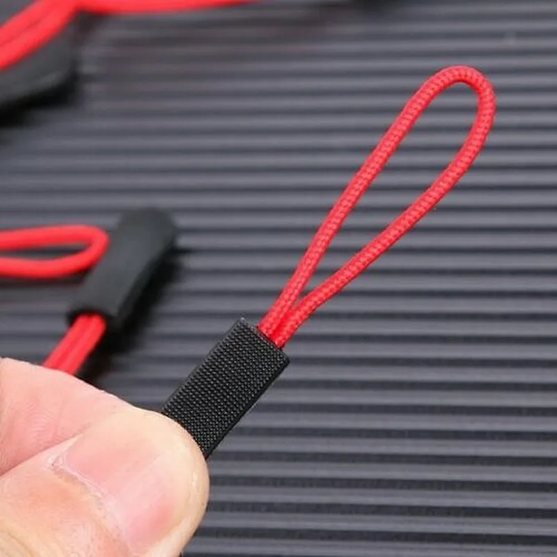 PVC Zip puller tagging cord 10/20 pcs IN PACK, 29 COLOURS
