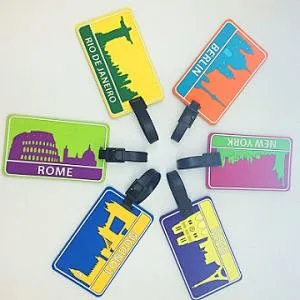 PVC Travel Luggage Bag Tag Plastic Suitcase Baggage Office Name Address ID Label