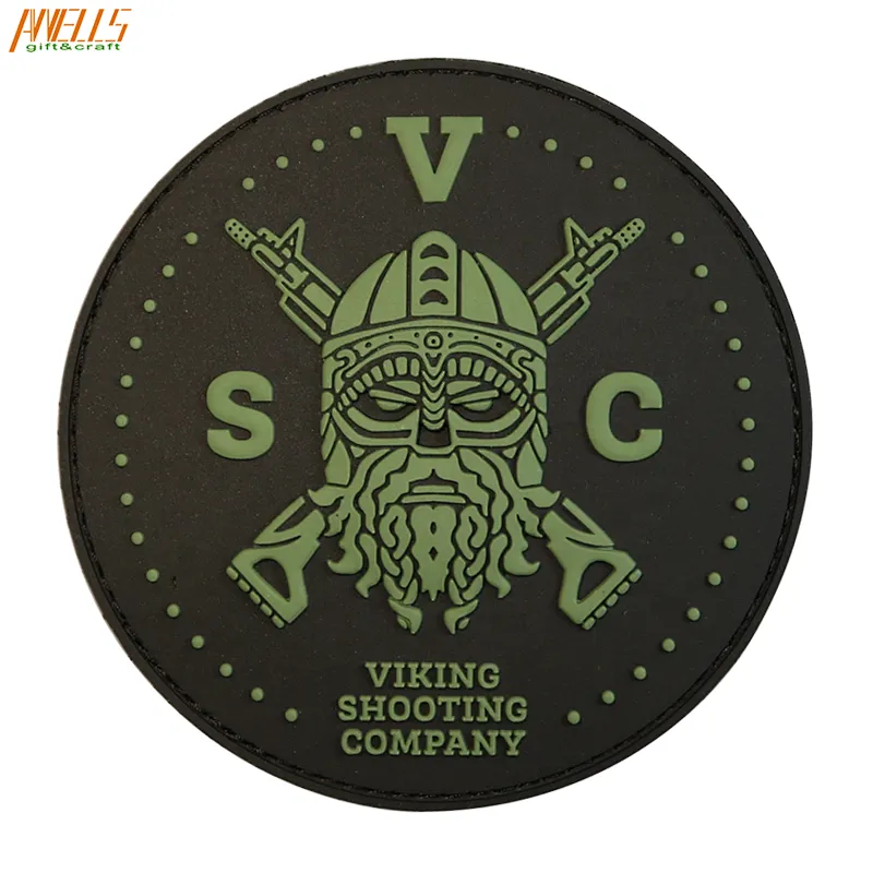 Eco-Friendly Rubber Custom Patch 3D Silicone Pvc Garment Labels