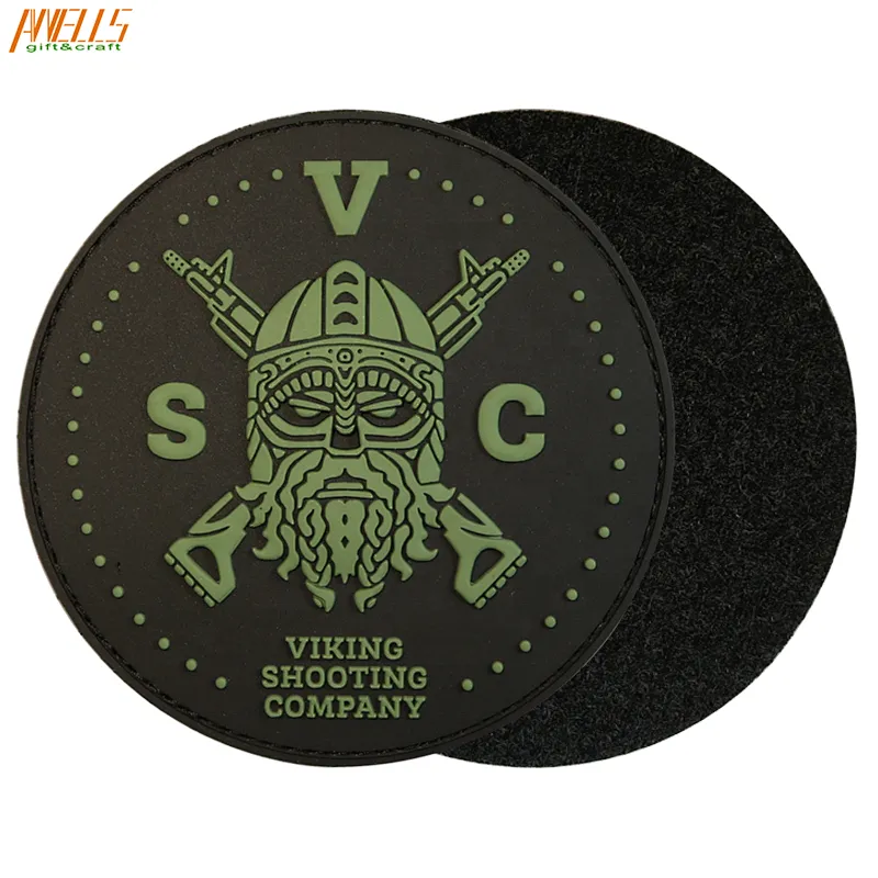 Eco-Friendly Rubber Custom Patch 3D Silicone Pvc Garment Labels