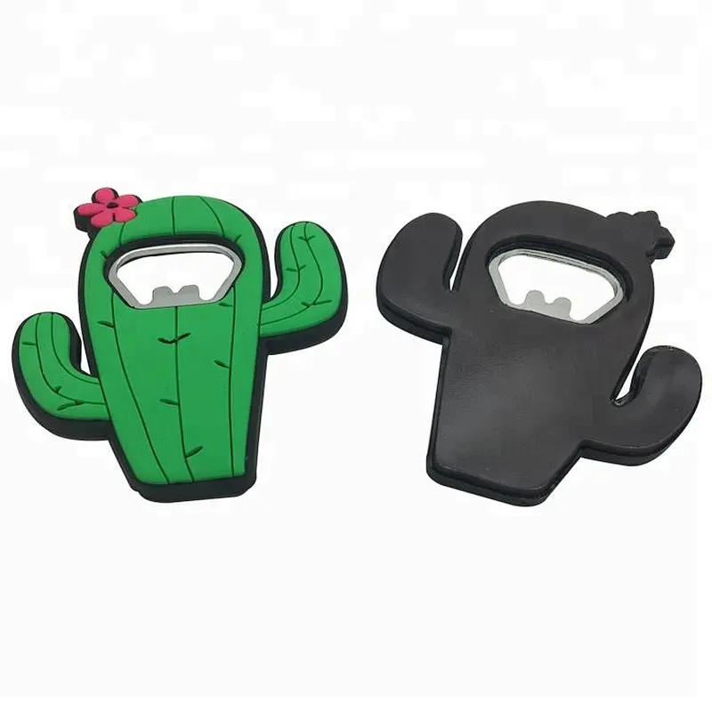 Magnetic Soft PVC Cactus Bottle Opener