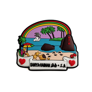 PVC souvenir Customized refrigerator magnet fridge magnet Customised