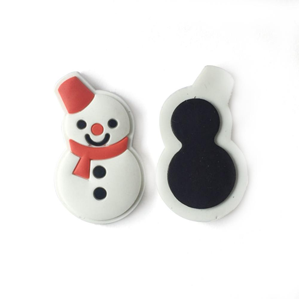 custom Christmas fridge magnet pvc rubber 3d snowman Christmas tree magnet
