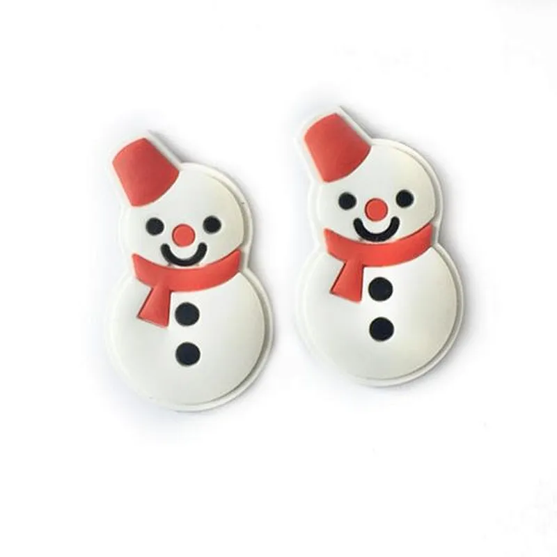 custom Christmas fridge magnet pvc rubber 3d snowman Christmas tree magnet