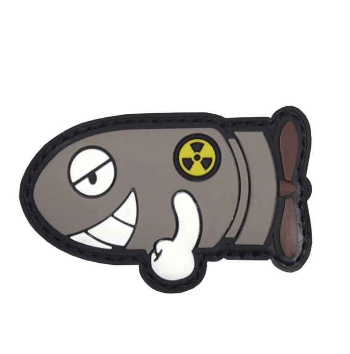 PVC Tactical Hook Back Patch Rocket