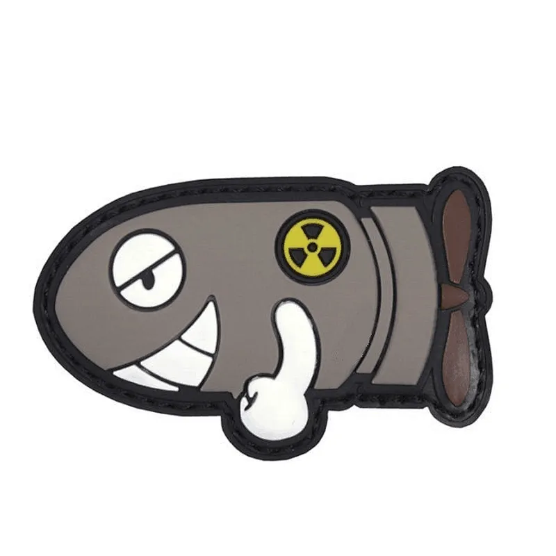 PVC Tactical Hook Back Patch Rocket