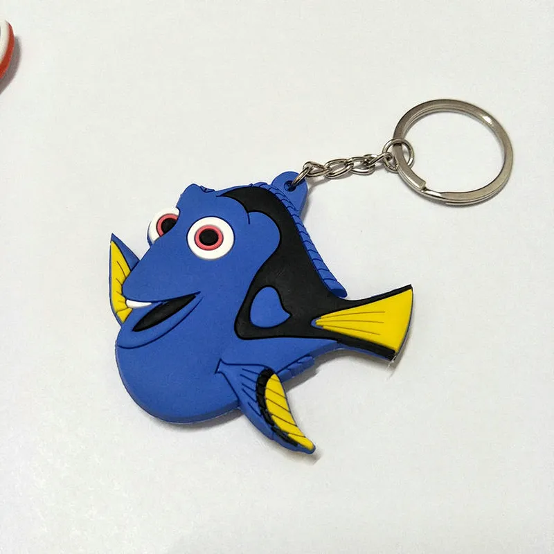 Custom Design Your Own Logo Soft Pvc Fish Keychain PVC keychain