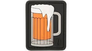glass of beer soft pvc patch