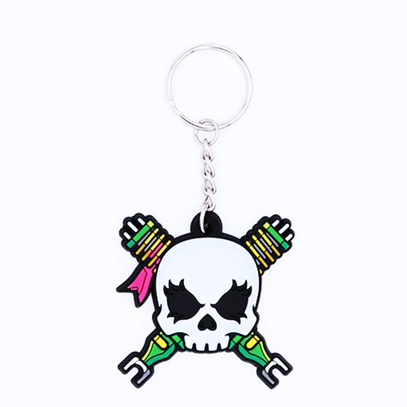 Promotional Gift Maker Custom 3d Logo Rubber Soft Pvc rubber Keychain