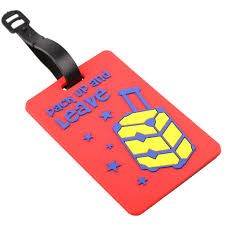 custom embossed logo rubber airplane luggage tag for travel
