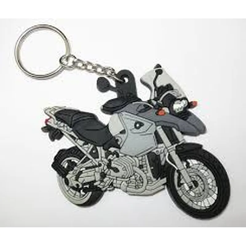 Wholesale High Quality Customized Fashion Motor Racing PVC rubber Keychains in Cool Style