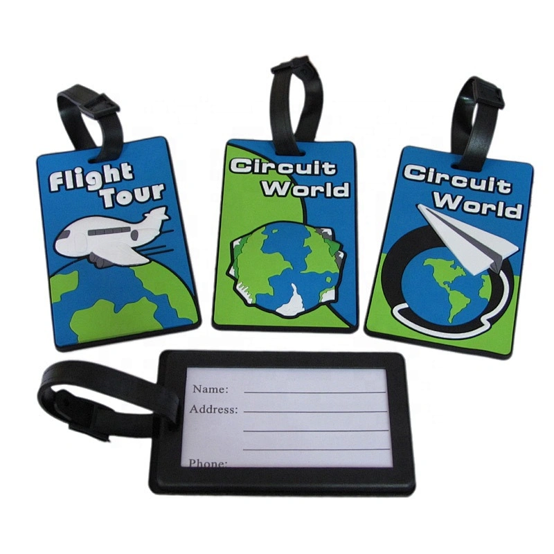 Credit Card Size Custom OEM PVC Luggage Tags