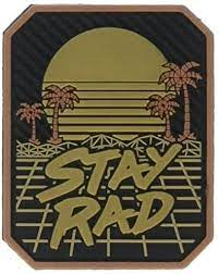 stay rad 2D pvc patch