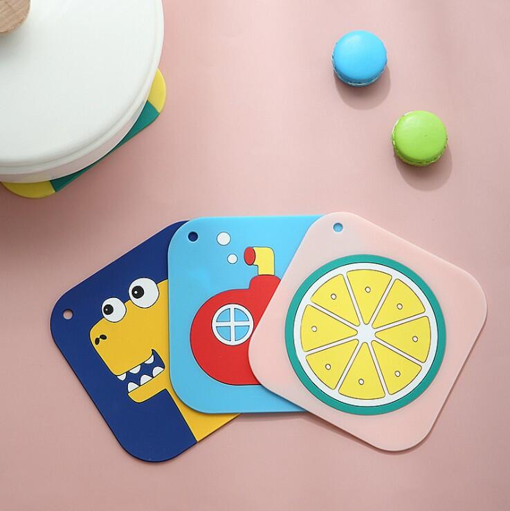 Hot Selling Cute Soft Pvc Rubber Round Cup Coaster Custom Silicone Coaster With Logo